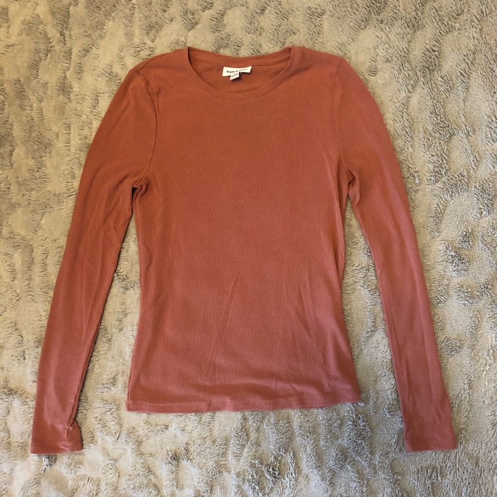 Frank & Oak Ribbed Long-Sleeve Tee